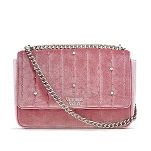 NEW! Victoria’s Secret Velvet Shoulder Bag
